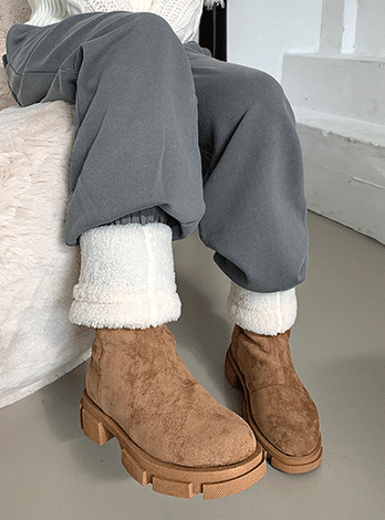 2way Suede shearing boots (2color)