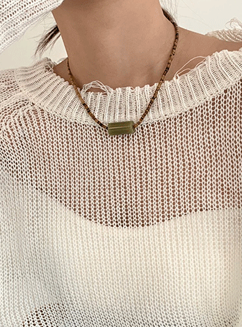 Homica salt necklace (3color)