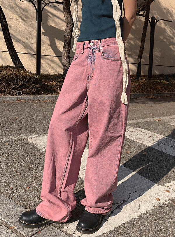 Colors dyeing over jeans (3color)