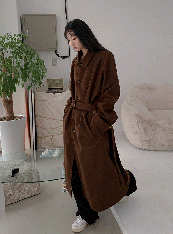 Wu WooL mac coat (3color)