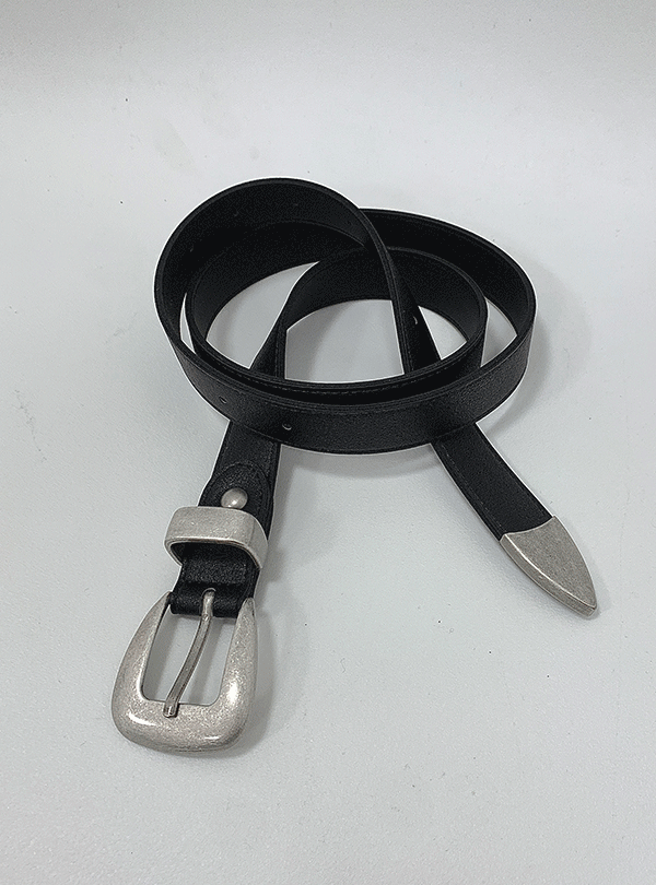 Silver scratch belt