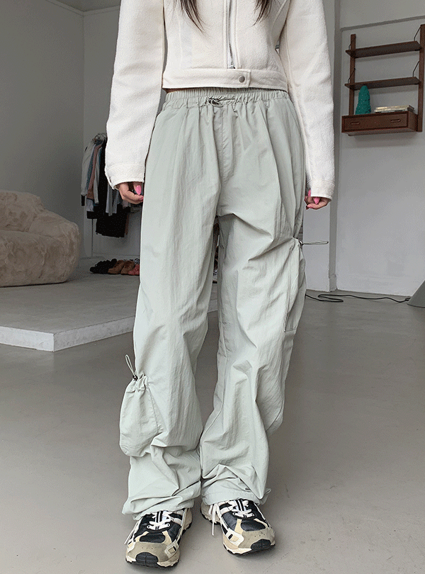 Both side string pants (3color)