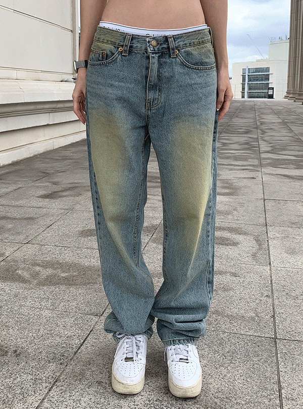 Rust over jeans