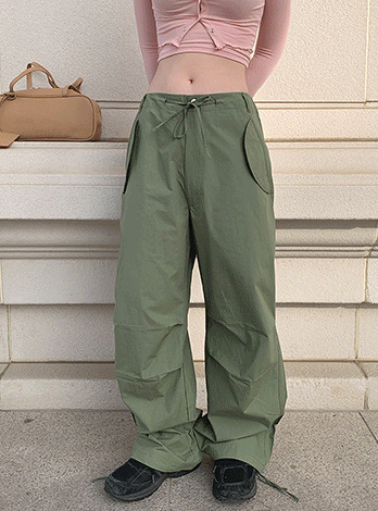 Field pocket string pants (4color)
